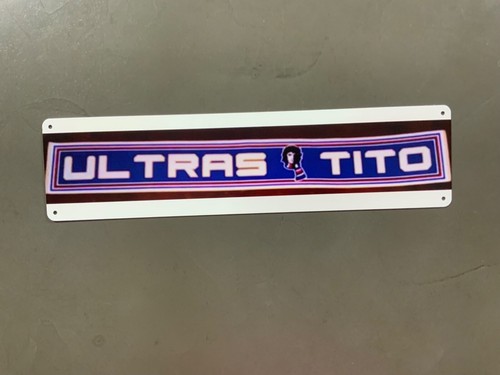 Targa metallo ultras - targa,