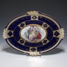 Vassoio con scena di Angelica Kauffmann - Austria o Turingia inizio XX secolo