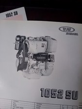 VM MOTORI 1052 SV 2 CILINDRI MOTOREN ENGINE Brochure Tecnica originale 1979