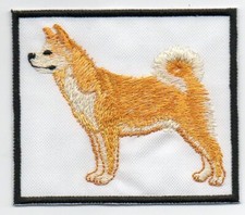 PATCH RICAMO TOPPA CANE AKITA