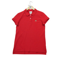 Polo da donna rossa Lacoste