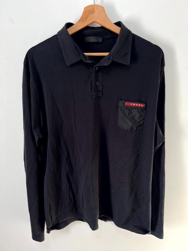 Prada milano rugby shirt - milano, mens