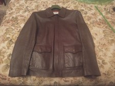 Bill Kelso Indiana Jones Jacket Relic Hunter Hawaii Size 44 R Striated Lambskin