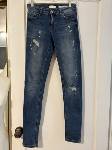 Jeans blu met effetto - jeans,