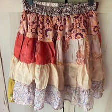Minigonna patchwork vintage L