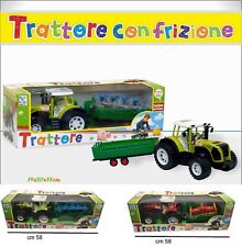 Maxi Trattore Giocattolo Bruder Inspired con Rimorchio Carro Aratro 