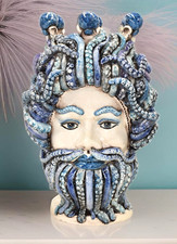Scultura Testa di Tritone