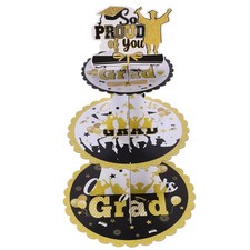 1 set di torta di laurea per torta tierd vassoio dessert tower dessert tower