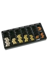 PORTAMONETE VASSOIO CONTA MONETE DA 0,1 A 2 EURO CENTESIMI CASSETTA PORTA MONETE