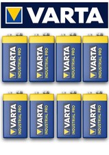 8 x Varta blocco 9 volt