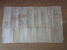 LOTTO CARTACEO DOCUMENTI EPOCA