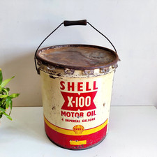 1950 Vintage Shell X100 Olio