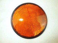 203868 CATARIFRANGENTE CATADIOTTRO ROTONDO EUROLITES MM RICAMBIO NUOVO ARANCIONE