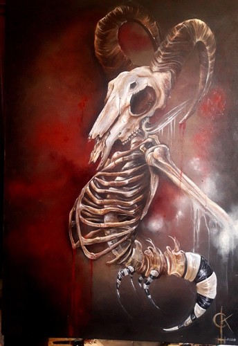 Dipinto olio dell artista - ad,
