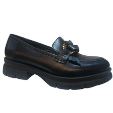 Melluso 034340 nero scarpa comoda donna in pelle