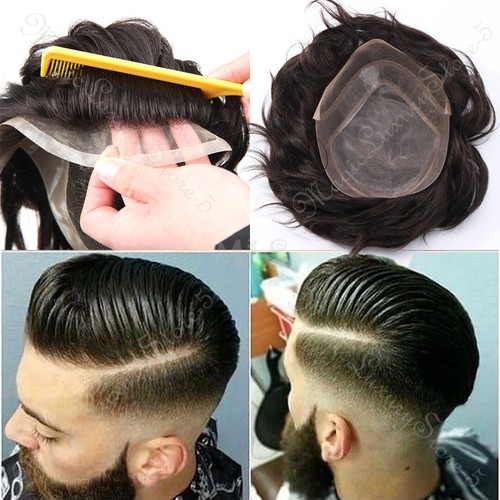 Parrucca capelli uomo pelle