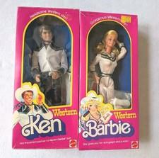 Mattel western barbie ken - western,