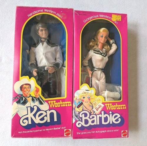 Mattel western barbie ken - mattel,