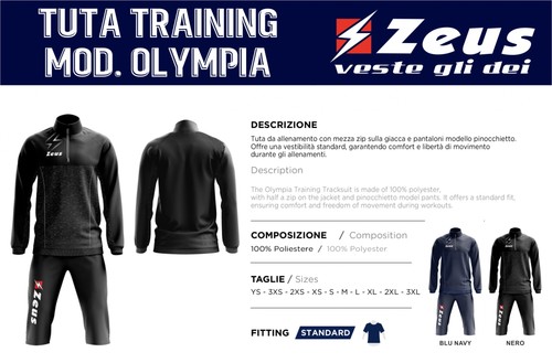Tuta pinocchietto training - tuta,