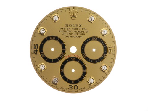 Champagne diamond dial - dial, rolex