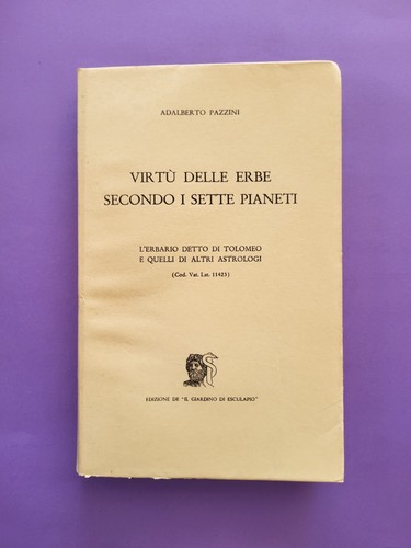 Libro virtù delle erbe - delle,