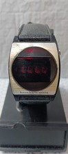 Orologio Vintage Texas Instruments Serie 500 Uomo Quarzo Digitale, Display LED Rosso