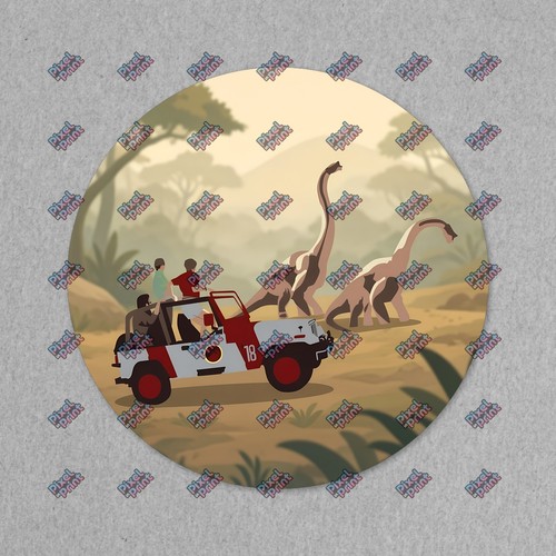 Adesivo dinosauro avventura - adesivo,