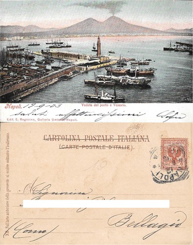 Napoli veduta del porto e - del,