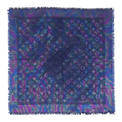 Scialle multicolore monogramma