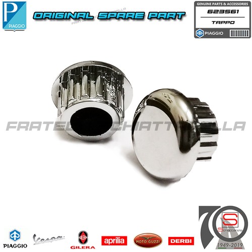 Coppia tappi cromati - coppia,