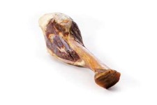 Osso di prosciutto per cani Leopet 200 gr tibia di maiale snack masticativo cane