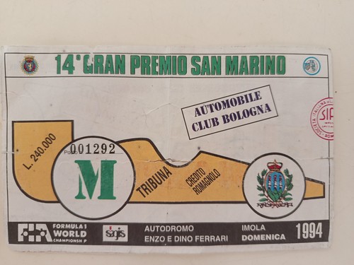 Biglietto originale imola - originale,