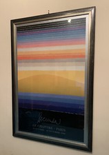 quadro poster manifesto Secunda paris france 1980 cornice legno collezzione 