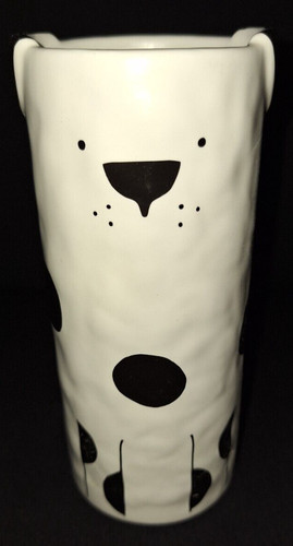Vaso cane maculato pois - vaso,