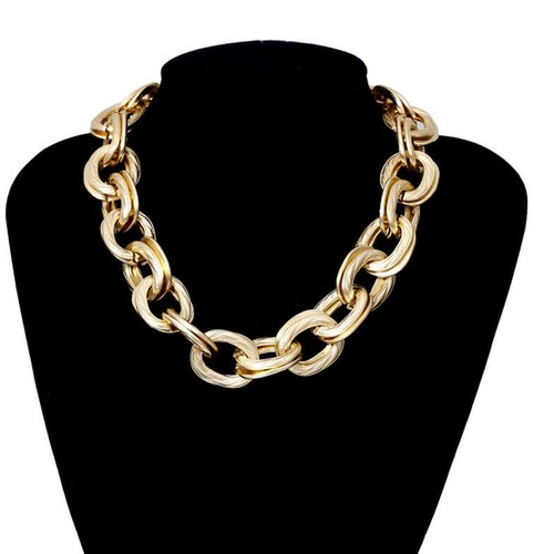 Collana girocollo catena - a, in