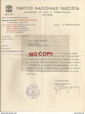 Bologna 27.12.1940 Partito