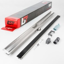 Scarico Doccia Vetro Nero 1200