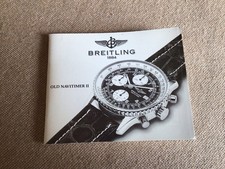 Libretto Booklet Breitling Old