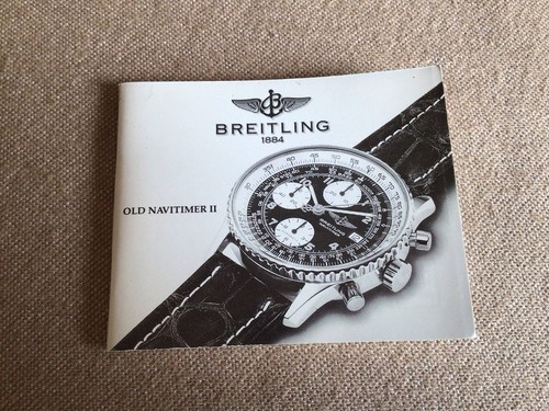 Libretto booklet breitling old - booklet,