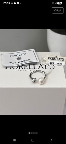 Anello perla morellato misura - anello,