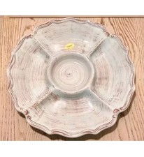 GRANDE PIATTO VASSOIO ANTIPASTIERA IN CERAMICA-BASSANO CERAMICHE-ANNI 70-VINTAGE