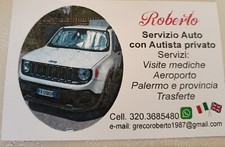 Privato Autista mi offro x piccoli Spostamenti Palermo E Provincia 