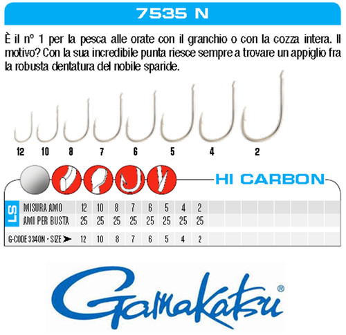 Ami gamakatsu 7535n 3340n - gamakatsu,