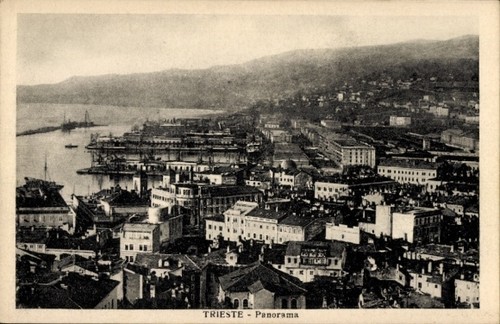 Cartolina trieste - cartolina,