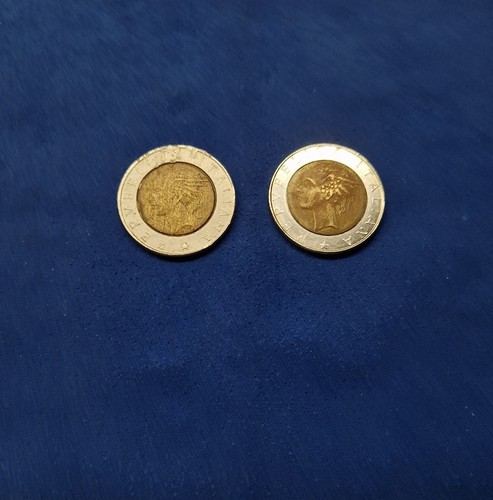 Monete 500 lire bimetalliche
