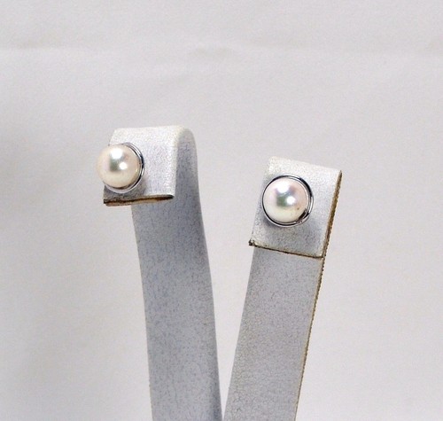 Orecchini oro bianco kt - in, 18
