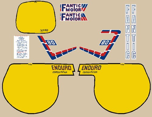 Fantic motor enduro - motor, 80