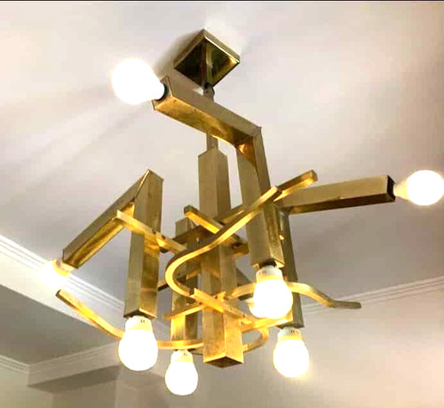 Sciolari linear chandelier - ,