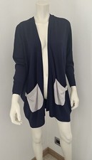 Tsumori Chisato Blue Top Blouse Cardigan Jumper Cachemire Wool Fine Knit Size M