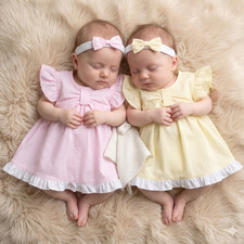 Vestito gessato bambina